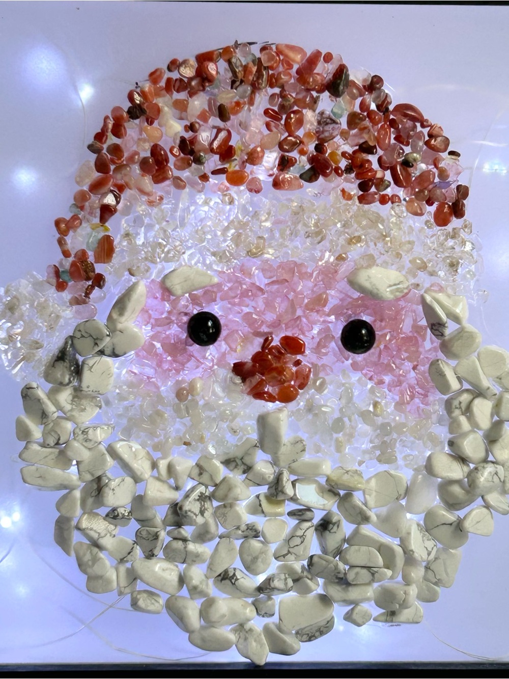 Santa Crystal Chips Lightbox